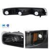 For 99-02 Silverado & Suburban Tahoe LED Halo Headlights & Bumper Lamps - Smoke