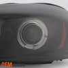Fits 2006-2013 Chevy Impala LED Halo Black Smoked Headlights + LED Tail Lights