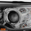 Fits 04-06 BMW E46 3-Series 2Dr Coupe Smoke Halo LED Projector Headlights