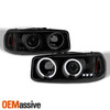 For 99-06 Sierra Yukon Denali CCFL Halo Projector LED Bumper Smok Headlights