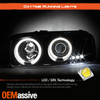 For 99-06 Sierra Yukon Denali CCFL Halo Projector LED Bumper Smok Headlights