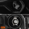 Fits 2012-2015 BMW F30 3-Series Sedan Black Smoked LED DRL Projector Headlights