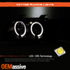 Fits Black 00-01 Audi A4 S4 Halo Projector Headlights W/Built-In Signal Lights