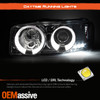 For 99-06 GMC Sierra Yukon Halo Projector HeadLights + LED Bumper & Fog Lamps