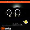 Fits 2002-05 A4 S4 2In1 JDM Black Dual Halo Projector Headlights W/Corner Signal