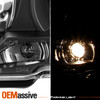 Fits 92-98 E36 3-Series 4Dr Sedan Black Dual Halo Projector LED Headlights Lamps