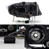 For [3D LED U-Halo Tube] 06-08 BMW E90 3-Series Sedan Wagon Projector Headlight