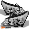 Fits 04-07 E60 E61 Clear CCFL Halo Projector LED Signal Headlights Fits HID-D1S
