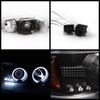 Fits Black 00-06 GMC Sierra Yukon Projcetor Headlights + Bumper Signal Lights