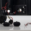 Fits 2007-2013 Chevy Silverado Pickup Dual DRL LED Black Projector Headlights
