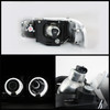 For 00-06 GMC Sierra Yukon Smoked Projcetor Headlights + Bumper Signal Lamps