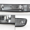 For 00-06 GMC Sierra Yukon Smoked Projcetor Headlights + Bumper Signal Lamps