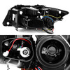 [Eye Lid] Fits 06-08 BMW E90 3-Series Sedan Smoked Halo LED Projector Headlights