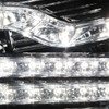 Fits 2007-2013 Chevy Silverado Pickup Dual DRL LED Chrome Projector Headlights
