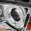Fits 02-05 BMW E46 3-Series 4Dr Sedan [Dual CCFL Halo] Projector Headlights Pair