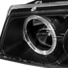 Fits 03-06 Silverado Black Halo Projector LED Headlights+Bumper Signal Lamps