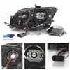 [HID/Xenon] For 08-14 Audi TT [Sequential Signal] Projector LED Black Headlights