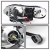 Fits 98-02 Chevy Camaro Black Smoked Halo Projector Headlights Replacement