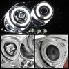Fits 07-10 G5 05-10 Cobalt 05-06 Pursuit CCFL Halo Projector LED Headlights Pair