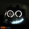 For 07-14 Suburban Tahoe LED Projector Headlight Black Smoked+Red Smoked Tail