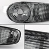 For 01-06 Sierra Yukon Denali Smoked LED Projector Headlights+Bumper Replacement
