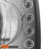 Fits 99-02 Silverado 00-06 Suburban Tahoe 1PC Smoked LED Headlights Signal Lamp