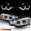 Fits [F32 DRL] 2012-2015 BMW F30 3-Series Chrome LED DRL Projector Headlights
