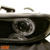 Fits 1998-02 Chevy Camaro Z28 Black LED Halo Projector Headlights + Tail Lights