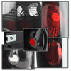 Fits Black Smoked 99-02 Silverado Projector Headlights +Tail Lights +Bumper Lamp