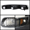 Fits Black Smoked 99-02 Silverado Projector Headlights +Tail Lights +Bumper Lamp