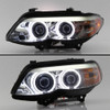 Fits 2004-2006 BMW E53 X5 CCFL LED DRL Smoked Projector Headlights Left + Right