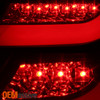 Fits 2004-2008 Pontiac Grand Prix Black Smoked LED Tube Tail Lights