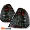Fits Smoked 94-00 Mercedes Benz W2 C-Class JDM LED Tail Brake Lights Lamp Pair