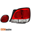Fits 98-05 Lexus GS300 GS400 GS430 Red Clear LED Tail Lights+LED Trunk 4Pcs Set