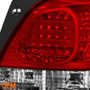 Fits 98-05 Lexus GS300 GS400 GS430 Red Clear LED Tail Lights+LED Trunk 4Pcs Set