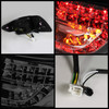 Fits Smoked 09-10 Toyota Corolla 4Pcs Full LED Tail Lights W/ LED Turn Signal