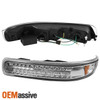 Fits 99-06 Silverado Tahoe Subruban Clear Headlights+Full LED Bumper Signal Lamp