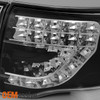 Fits 2009-2010 Toyota Corolla LE XRS XLE S JDM Black 4Pc Full LED Tail Lights