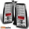 Fits 03-07 Scion Xb Bb Hatchback Chrome Clear LED Tail Lights Lamps Left+Right