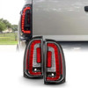 Fits 05-15 Tacoma LED Tube Black Tail Lights Driver+Passenger Pair Replacement