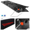 Fits 03-05 350Z Fairlady Z33 Sport Coupe JDM Black Tail Brake Lights Lamps Pair