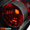 Fits 03-05 350Z Fairlady Z33 Sport Coupe JDM Black Tail Brake Lights Lamps Pair