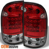 Fits 01-04 Toyota Tacoma Pickup Truck Red Clear LED Tail Brake Lights Left+Right