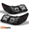 Fits 07-09 Toyota Camry Base Ce Le Se Xle Black 4Pcs LED Tail Lights+Trunk Piece