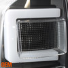 For 2016-2022 Toyota Tacoma C Tube LED Black Tail Lights Brake Lamp Left+Right