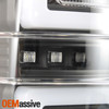 For 2016-2022 Toyota Tacoma C Tube LED Black Tail Lights Brake Lamp Left+Right
