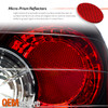 Fits 98-02 Toyota Corolla Ce Ve S Black Altezza Tail Brake Lights Set Left+Right