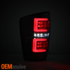 For 2016-2022 Toyota Tacoma C Tube LED Black Smoked Tail Lights Brake Lamp LH+RH