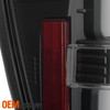 For 2016-2022 Toyota Tacoma C Tube LED Black Smoked Tail Lights Brake Lamp LH+RH