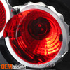 Fits 97-00 Volkswagen Passat 4Dr Sedan Glx Black Tail Lights Lamp Left+Right Set